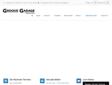 Tablet Screenshot of groove-garage.de